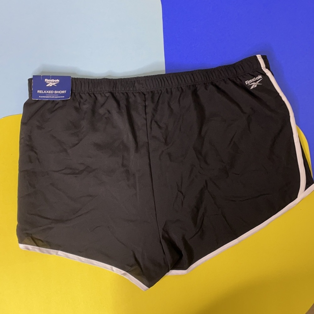 NWT Reebok Game Time Black Short - Picture 7 of 10